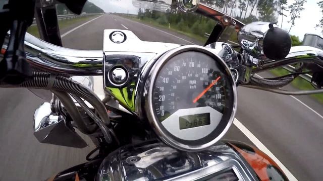 Moto Vlog. HONDA VTX1800 FAST ACCELERATION. FULL STOCK. PART 2 смотреть онлайн