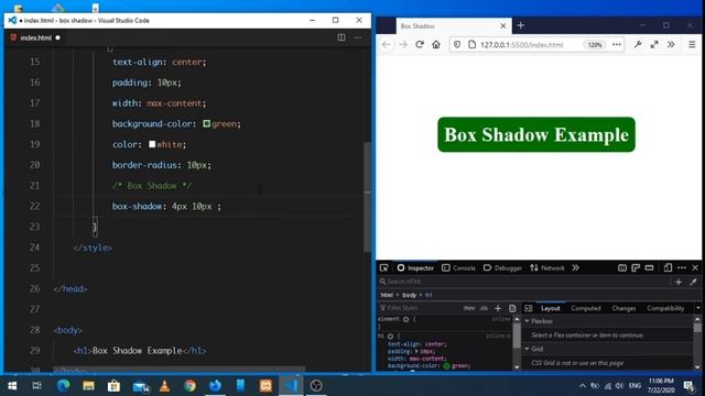 Box Shadow CSS - How to add Shadow In Any Element In one Line | CSS Tricks | Hypertext смотреть онлайн