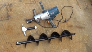 Дрель вместо мотобура - личный опыт