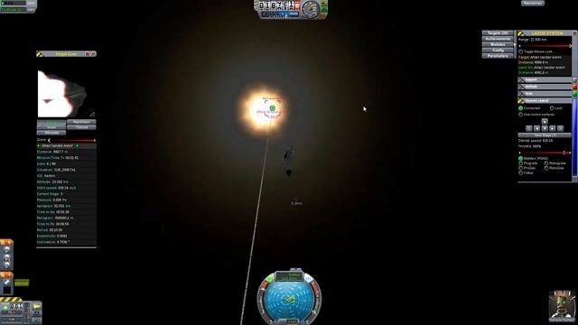 Kerbal Space Program: как сбить ракету с помощью Lazor System? смотреть онлайн
