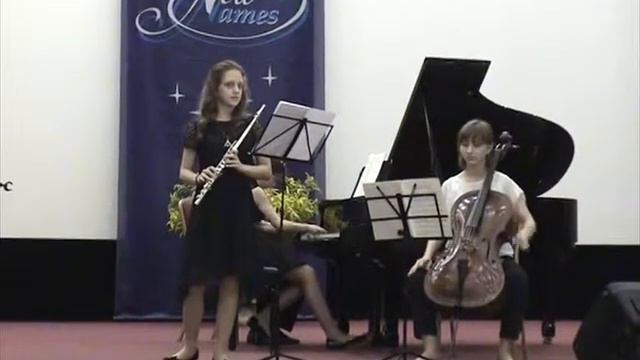 Czerny - Fantasia concertante for piano, flute and cello, Op. 256 смотреть онлайн