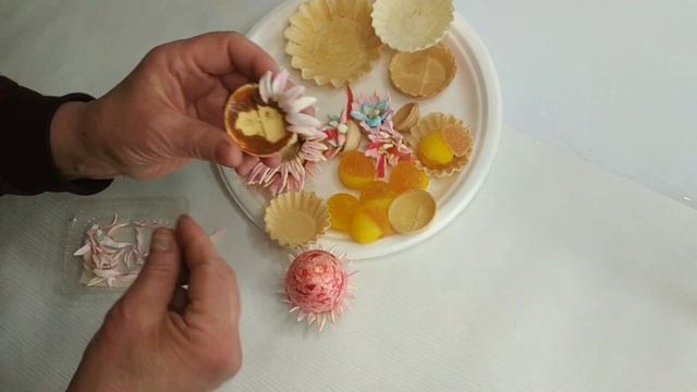 Цветы из маршмеллоу. Пасхальный декор смотреть онлайн