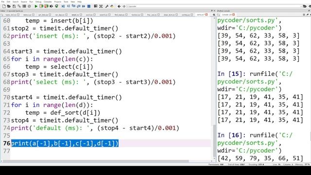 Compare Simple Sorting Algorithms in Python смотреть онлайн