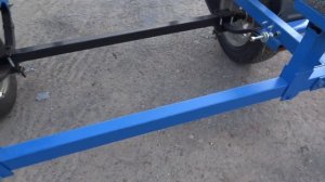 Разборный прицеп для перевозки лодки ПВХ до 500кг. Длина прицепа 3,8 метра ателье прицепов