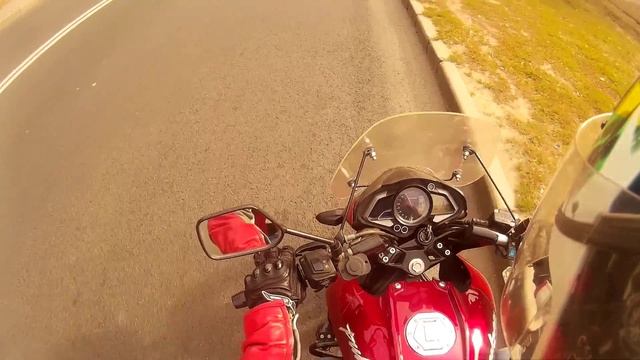 Bajaj Pulsar NS200.Разгон от 0 до 100+км смотреть онлайн