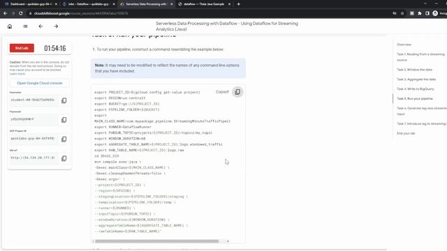 Serverless Data Processing with Dataflow - Using Dataflow for Streaming Analytics(Java) смотреть онлайн