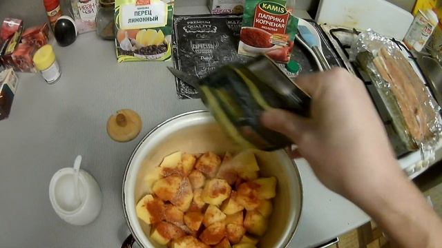 Филе горбуши с картофелем запекаю в духовке! смотреть онлайн