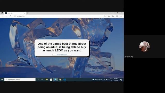 Random Quote Generator-React Fetch API Data|A Real React Advice App Project смотреть онлайн