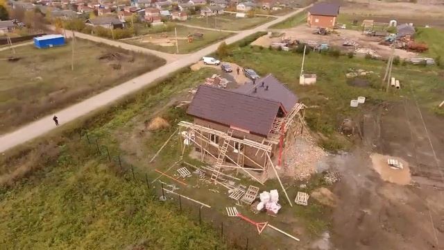 д. Подгощи. Монтаж кровли смотреть онлайн