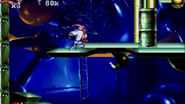 Earthworm Jim (Genesis) Playthrough (No Death) смотреть онлайн