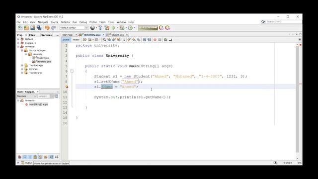 Java OOP - Lesson 05 - Access Modifiers - Public and Private {جافا بالعربى} смотреть онлайн