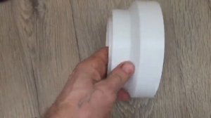 Установка переходника на 100мм в диффузор