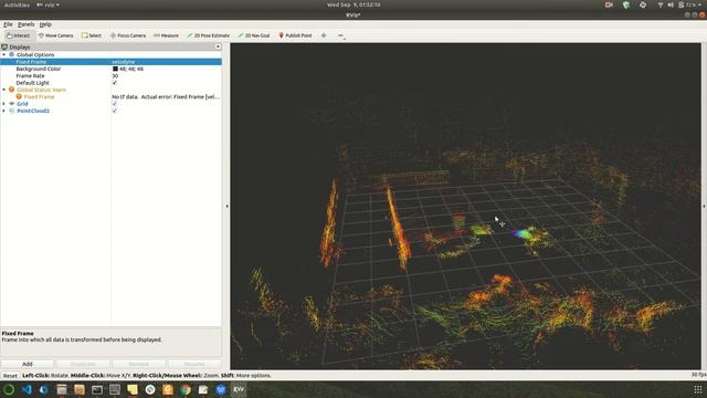 Visualizing Velodyne Point Cloud Data from Captured Bagfile. смотреть онлайн