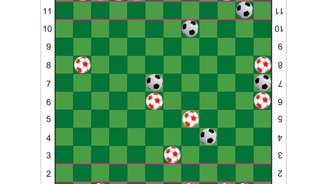 Футбол-шашки пример игры 1 смотреть онлайн