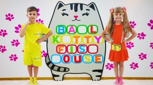 Диана и Рома в кошачьей школе