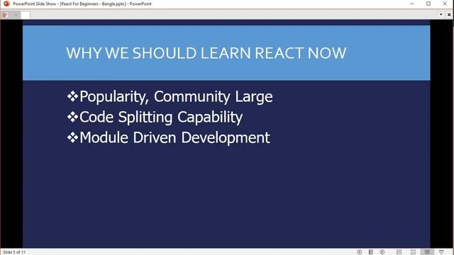 #1 React Introduction Bangla - What is React, Why React, Popularity, Job Opportunity, GitHub Rank смотреть онлайн