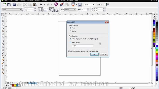Importing PDF Files in CorelDRAW смотреть онлайн