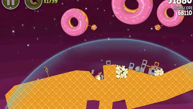 Angry Birds Space Utopia 4-14 3 stars смотреть онлайн