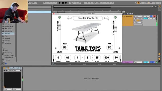 Table Tops - FREE Table Sound Effects VST Plugin смотреть онлайн