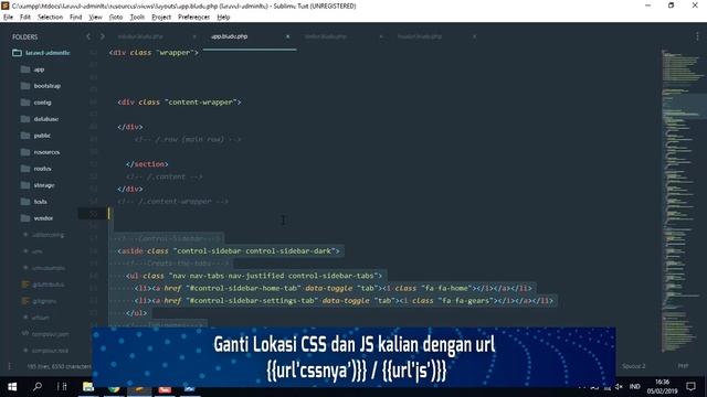 Tutorial Menggabungkan Template Lain (adminlte) ke Laravel - Gilacoding смотреть онлайн