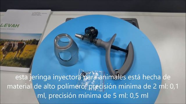 LEVAH-jeringa de alimentación vial veterinaria de 2ml/5ml, inyector automático, jeringa veterinaria смотреть онлайн