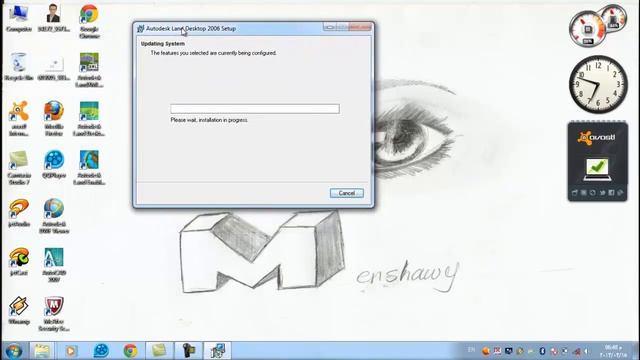 تثبيت برنامج لاند ديسك 2006 مع الكراك How to install land desktop with crack смотреть онлайн