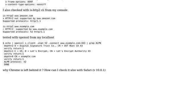 DevOps & SysAdmins: Why Chrome browser doesn't recognize my nginx http2 server? смотреть онлайн