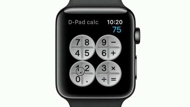 D-Pad calc - Apple Watch Calculator смотреть онлайн
