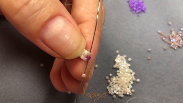 Tekli peyote çiçekli bileklik (Single peyote flowered bracelet) смотреть онлайн