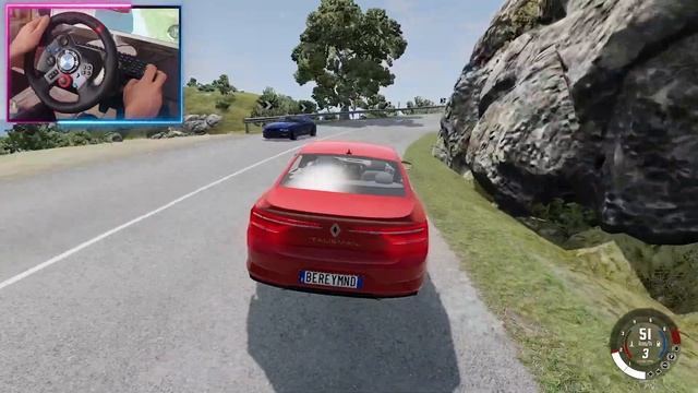 Renault Talisman (L2M) 2020 | BeamNG.drive Gameplay | Steering Wheel + Shifter смотреть онлайн