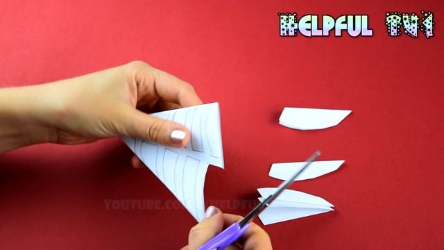 How to make a paper spider web (Cobweb) for Halloween [Paper craft] смотреть онлайн