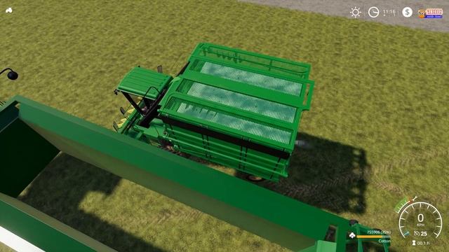 Farming Simulator 19 - MEGA COTTON BALES AND CRAZY JOHN DEERE 9970 COTTON PACK!! смотреть онлайн