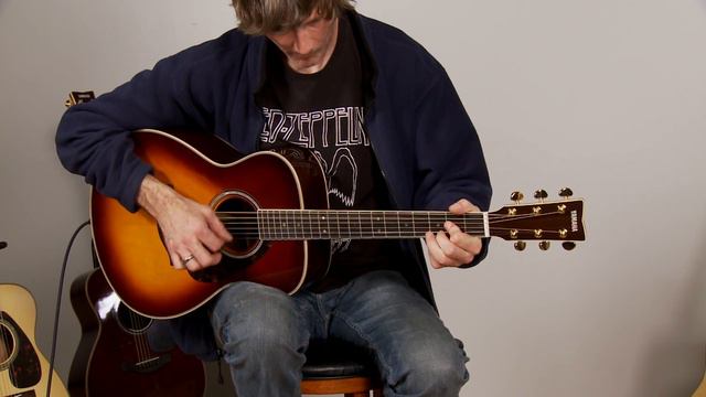 Yamaha LS16 ARE Handcrafted Acoustic Guitar Demo смотреть онлайн