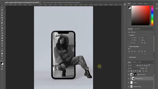 How To Create An IPhone X Mockup | Photoshop Tutorial | Add Any Photo To IPhone Screen