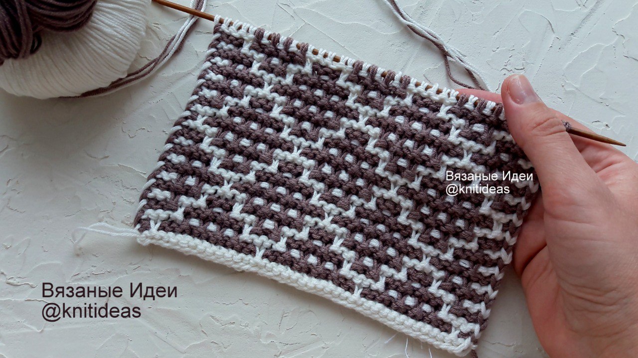 ШИКАРНЫЕ РОМБЫ ДЛЯ ПЛЕДА, КОВРА, ПОДУШКИ! Мозаичное вязание смотреть онлайн