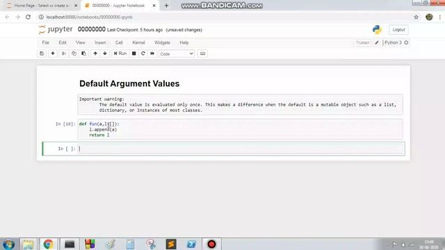 Python 021: Default Argument Values - an important warning смотреть онлайн
