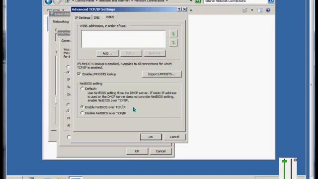 How To Enable Or Disable NETBIOS Over TCPIP In Microsoft Windows 2008 Server