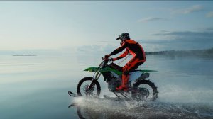 Сколько продержится мотоцикл на воде? 0+
