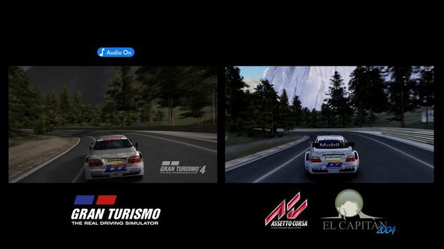 Gran Turismo 4 vs Assetto Corsa | El Capitan 2004 Side by Side Comparison смотреть онлайн