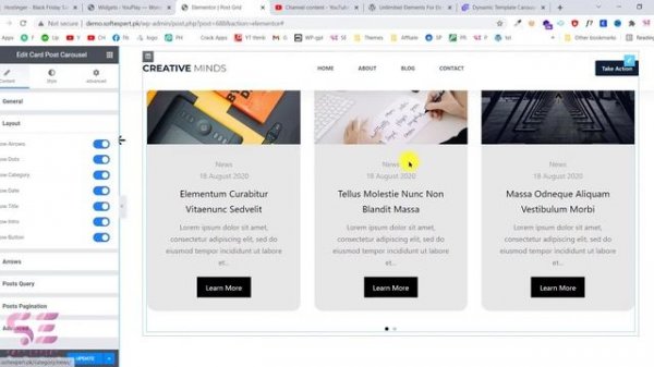 How To Make A Blog Post Slider On Elementor For Free - Post Carousel in Elementor