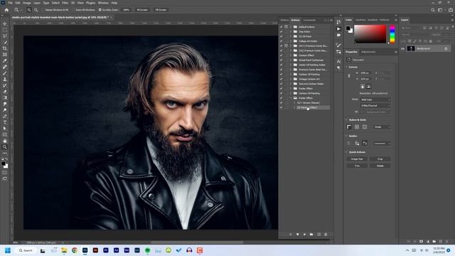 Turn Image into Cartoon with 1 Click in Photoshop | Oil Paint Effect in Photoshop смотреть онлайн