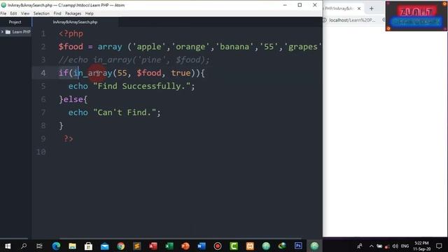 How to Learn about PHP In array Array Search Part-40 by Zain Ul Abideen IIT Chakswari Mirpur AK смотреть онлайн