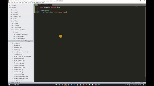 Classmethod() vs Staticmethod() (OOPS) In Python Programming With Source Code #51 смотреть онлайн