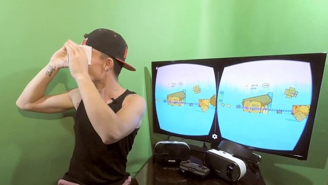 #183 Сбивай коробки мячами и набирай очки, обзор VR игры для Андроид смотреть онлайн