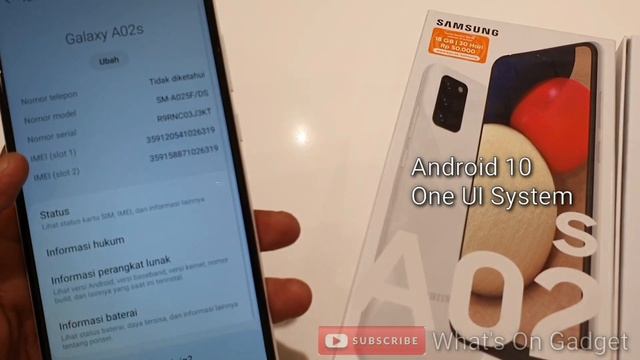 SAMSUNG Galaxy A02s White смотреть онлайн