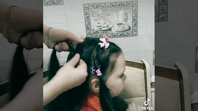Простая прическа в садик, школу, косы за 5 минут. смотреть онлайн
