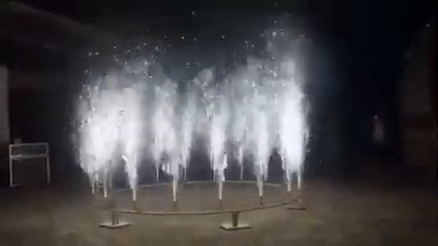 Вращающееся кольцо из фонтанов смотреть онлайн