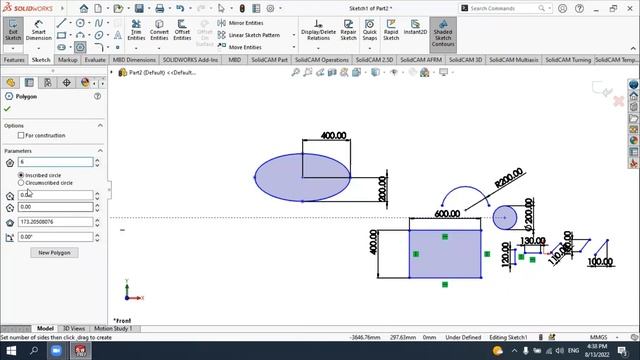 Solidworks (English) 11_DAY. Smart Dimnesion commands #solidworks #dimensions #sketch смотреть онлайн