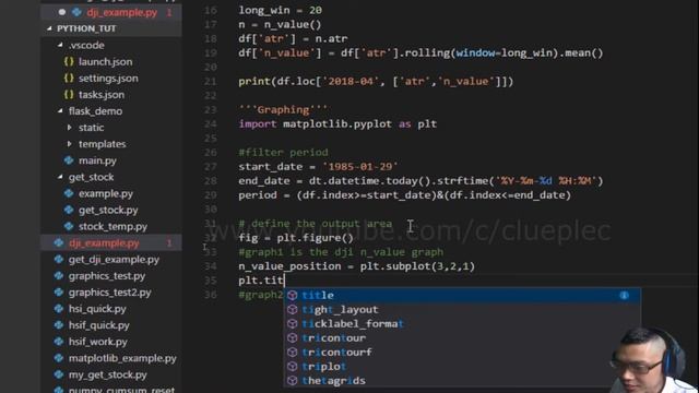 Python| Multiple Graphs On Single Page|Dow Jones Example| 2018 смотреть онлайн