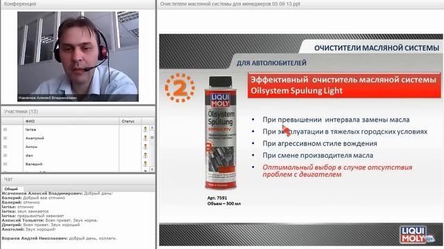 3 2 010 Вебинар LIQUI MOLY Промывки масляной системы 11 06 2014 смотреть онлайн